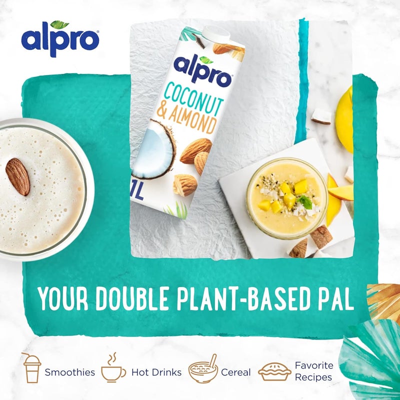 Alpro Coconut Almond Drink - 100% Plant-Based, Lactose & Dairy Free - 6 Pack of 1L Cartons - Image 5